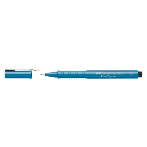 Cienkopis Faber-Castell Ecco Pigment, 0.1mm, niebieski